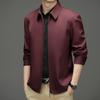 Men's Lapel Jacket Jacket Middle-aged and Elderly Casual Trendy with Dad's Spring and Autumn Fit Top