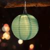 8 inch LED Round Ball Solid Color Decorative Lantern Yard Hanging Night Lighting