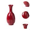Ceramic Bud Vase In Red for Floral Displays Home And Office