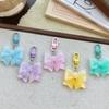 Trendy Resin Bowknot Keychain Decorative Charm Multiple Color Personalize Gifts Decoration for Special Occasions