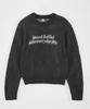 BELLOL Lettering Pullover Knit Charcoal