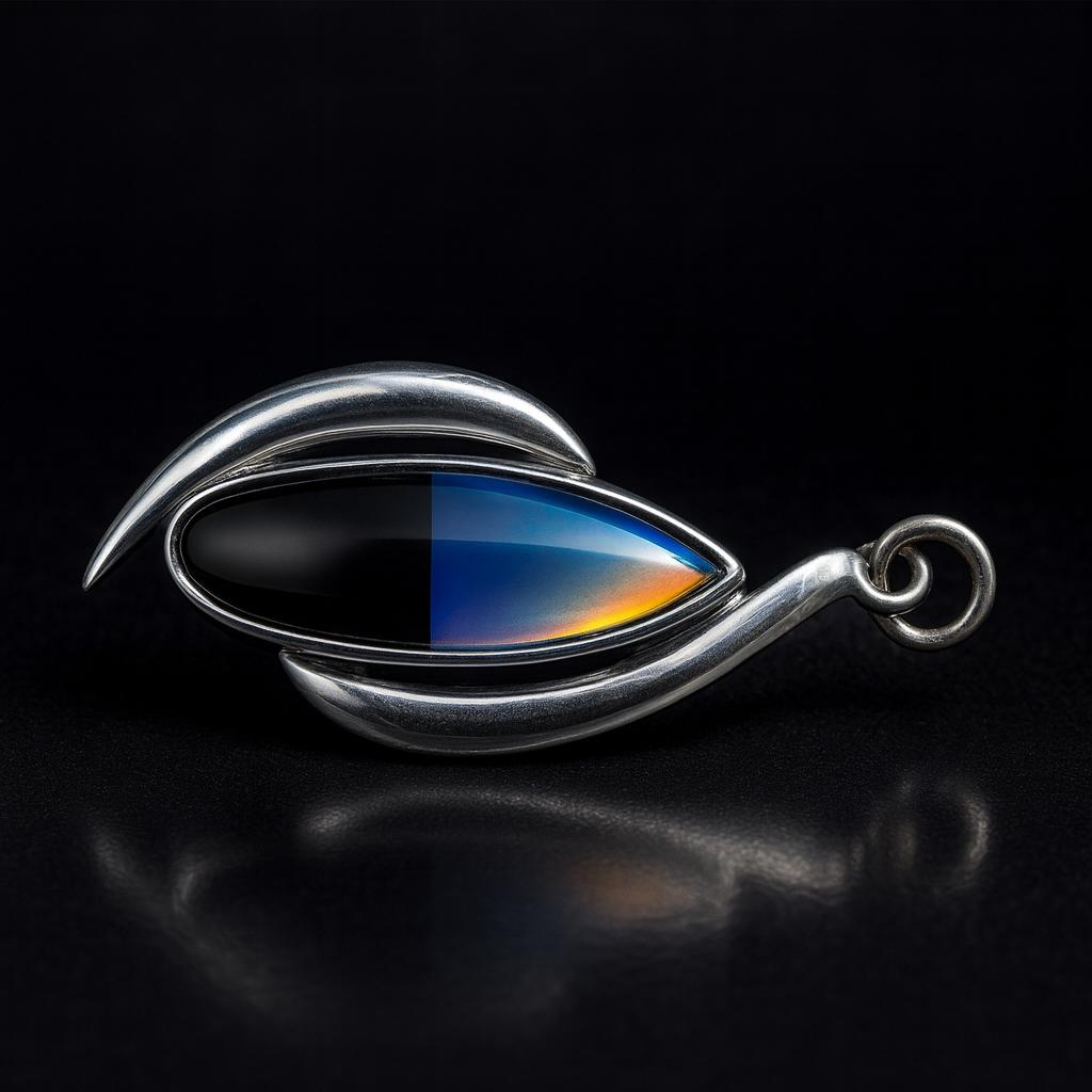 Brazilian 24 Ct Natural Opal 925 Sterling Silver Pendant For Women
