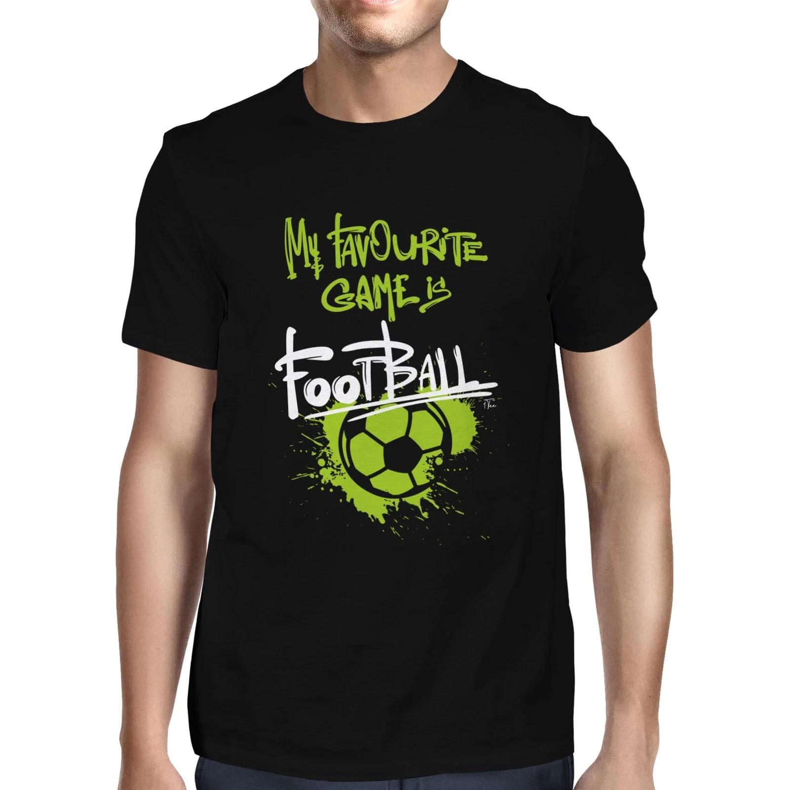 1Tee Mens My Favourite Game Is Football T-Shirt XXL