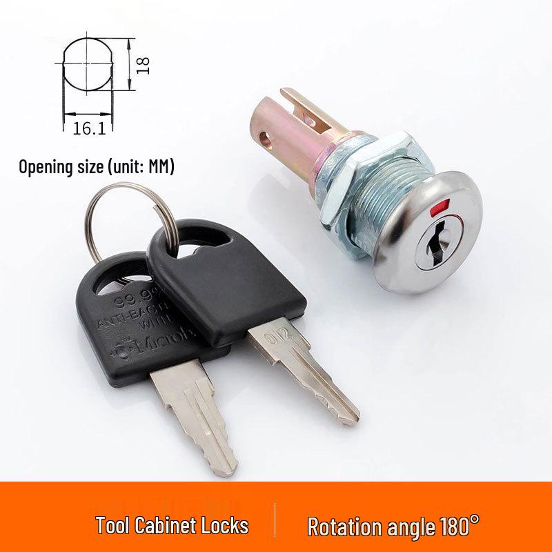 WT9902 Multi-Purpose Lock: File Cabinet, Drawer, Toolbox, Mailbox, Metal Cabinet