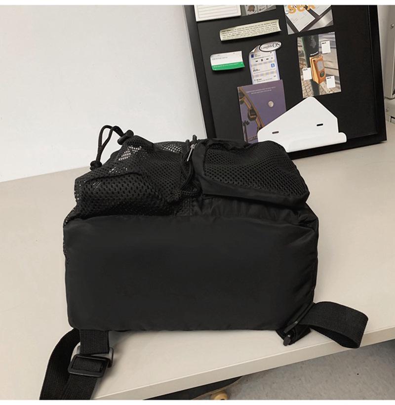 Mesh Drawstring Backpack with Wet Bag for Swimming, Beach, Gym & Workout Equipment