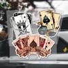 Grappige Auto Sticker Retro Poker Joker Schedel Aas Schoppen Anime Decal Decor voor Camper Auto Motocross Racing Laptop Kofferbak Muur