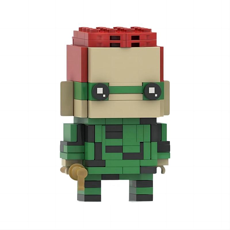 

MOC Movie Character Ideas Comedian Jim Carrey Sets Dumb and Dumber Mask Eggmans Building Blocks Kid Toys Gifts