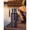 Large-Capacity Thermos Cup with Tea-Water Separation, All-Steel, Portable for Outdoor Use, Suitable for Car Use in Winter, with Handle for Brewing Tea