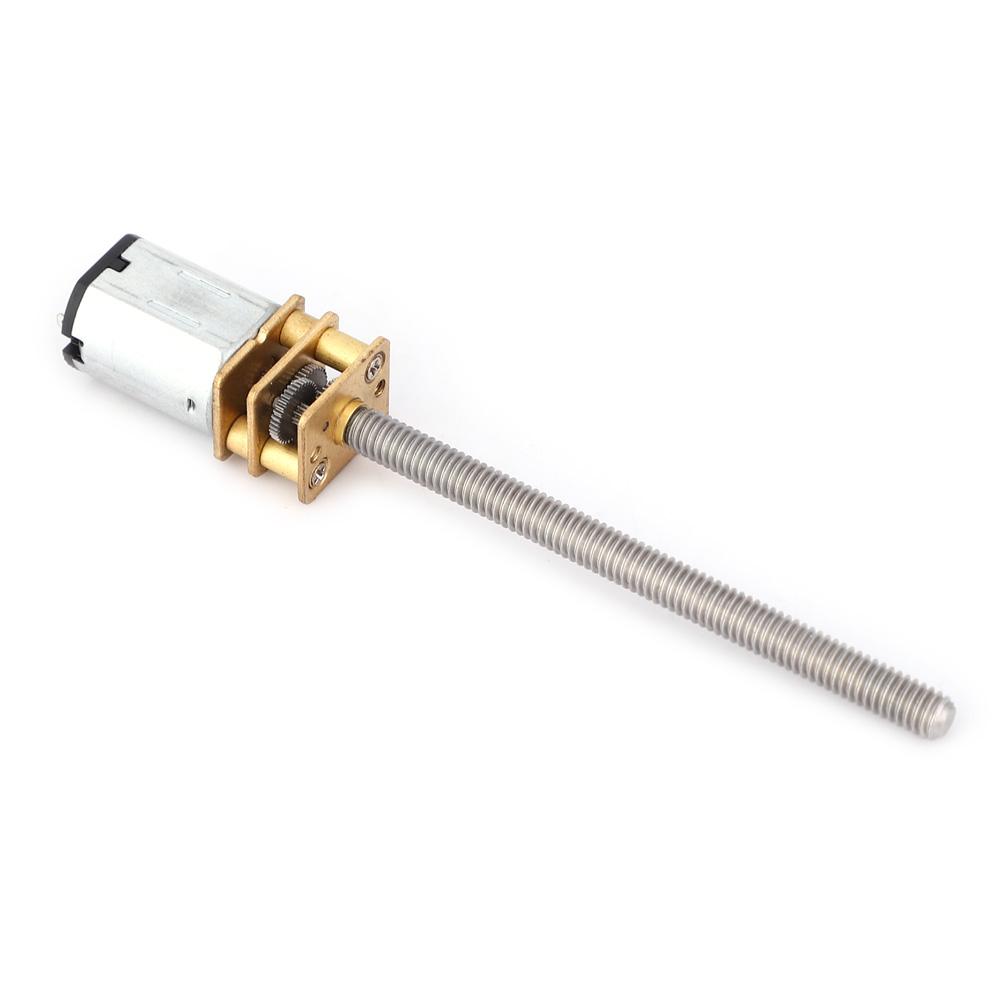 N20 Gear Motor   Screw Speed Reduction Motor M4x55mm Ball Screw Speed Reducer 3V(100)