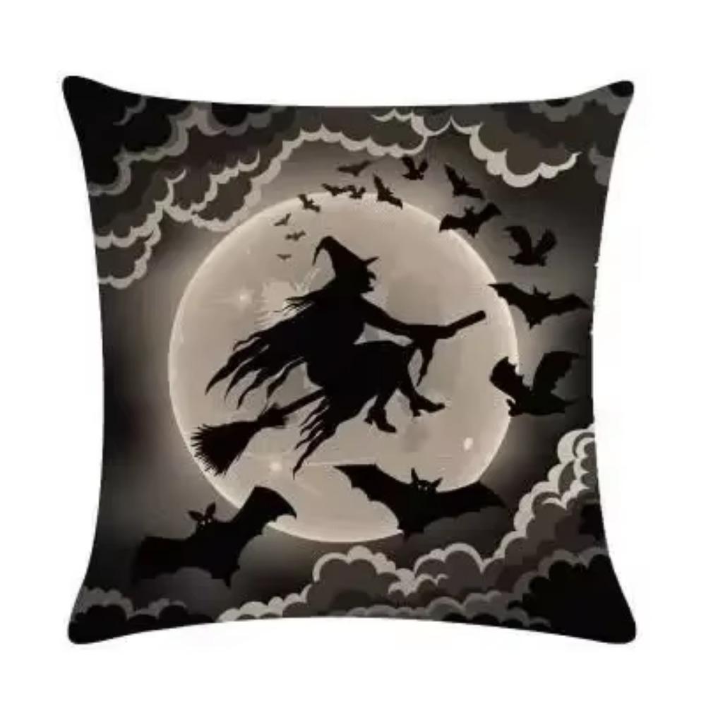 Halloween Christmas Print Pattern Cushion Cover Home Living Room Sofa Car Decoration Square Throw Pillow