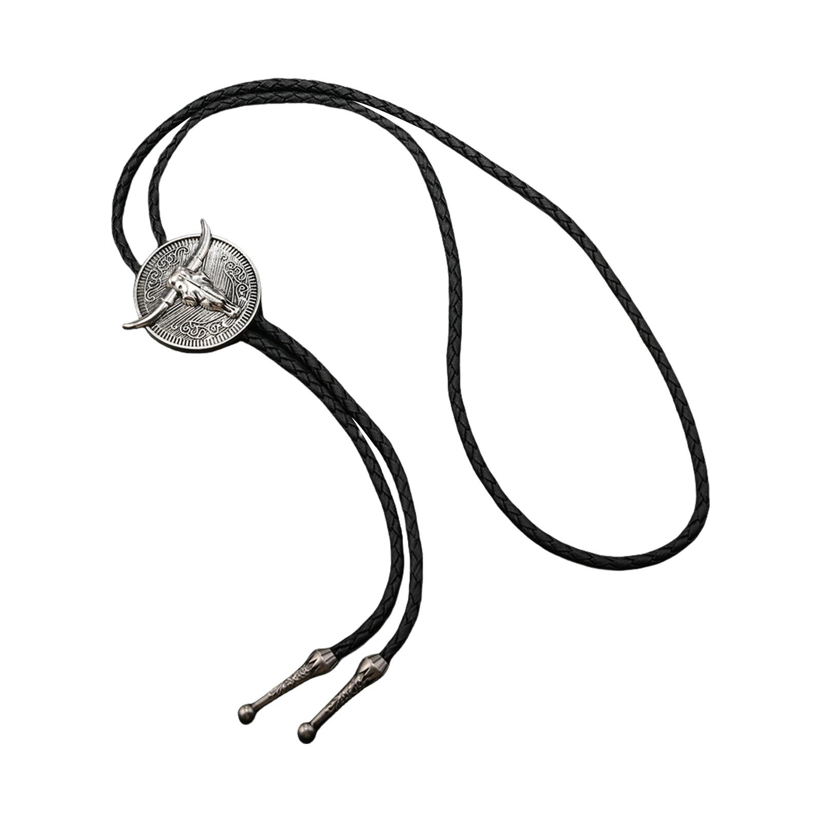 

Винтажный вестерн ковбойский галстук-боло галстук для лошади панк-лариат ожерелье аксессуар для костюма галстук-боло в стиле вестерн F