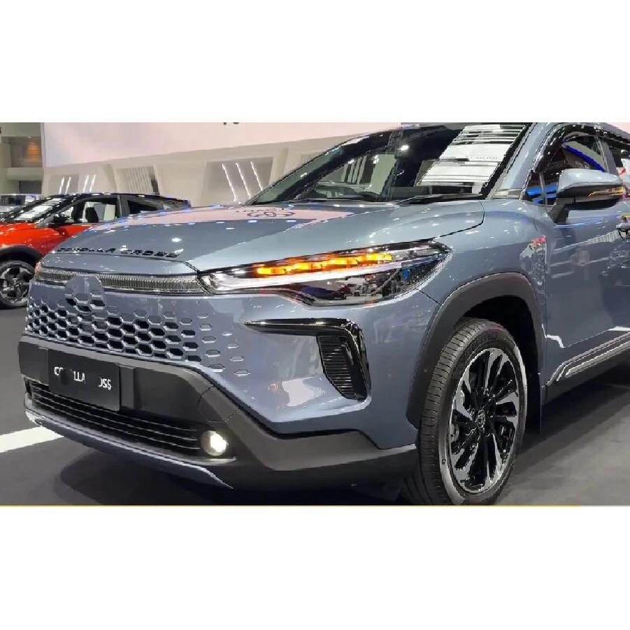 For Toyota Corolla Cross 2025 2026 Car Accessories ABS Chrome Front Fog Light Lamp Cover Trim Molding Bezel Garnish