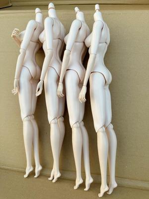 MENGFAN Doll Body  Version Super White Skin Tone Joints Movable Solid Doll 30cm Replacement Body For FR/IT Doll Heads
