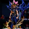 Yugi Muto Figure Dark Game Dimensional Figurine Duel Monsters Action Figures 28cm PVC Statue Collection Ornament Kids Toy Gifts