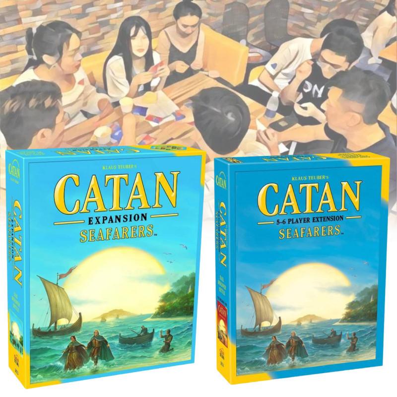 Engaging English Edition Catan Island Board Game 5th Edition 5-6 Player Expansion Party Cards