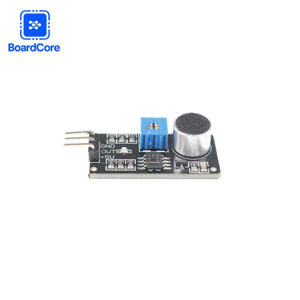 Sound Sensor Module Voice Sound Detection Sensor LM393 Chip Electret Microphone DIY Kit