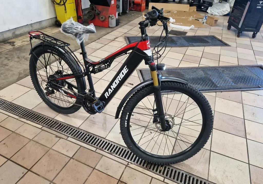 2026 New YG90 Fully Suspended Electric Bicycle, 1000W, 48V, 17Ah, 21 Speed, Adult Mountain Electric Bicycle