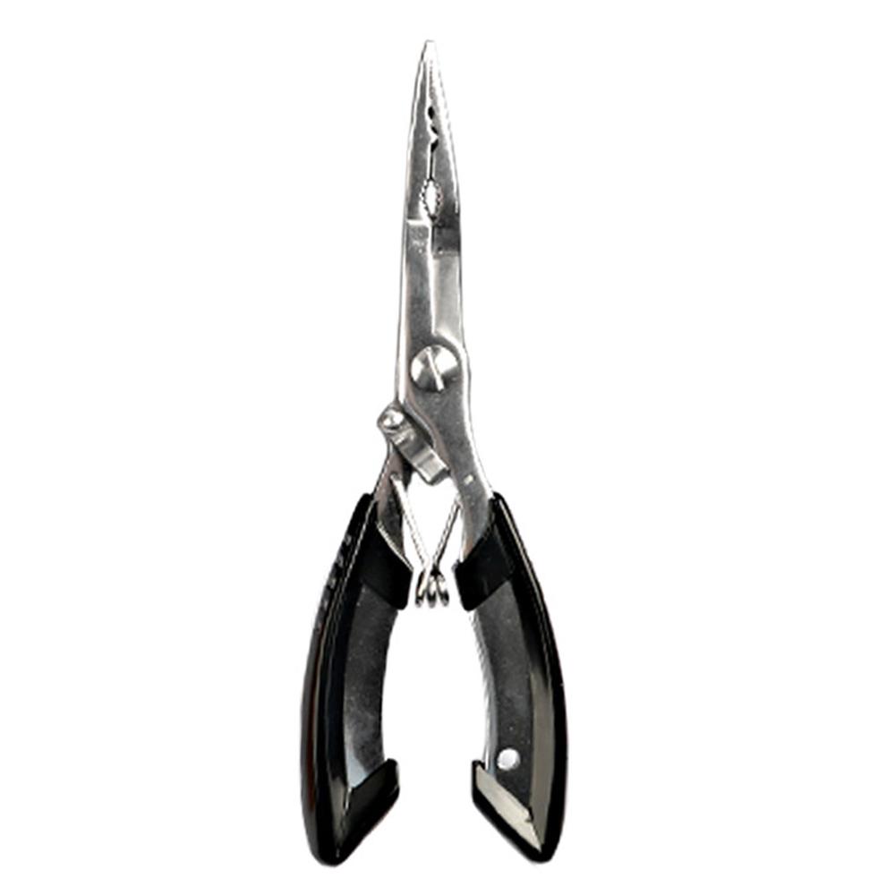 

Multifunctional Fish Pliers Fishing Line Cutter Fishing Line Tied Pliers Fishing Hooks Picking Pliers Long-Nosed Pliers Angling чёрный
