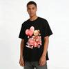Valentine's Day Bear Vintage Truck Print Casual T-Shirt Pure cotton T-shirt