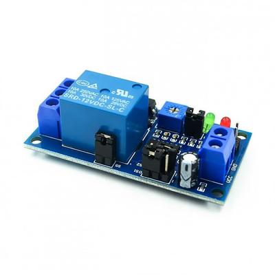 12V DC Einstellbares Zeitrelais-Schaltmodul Verzögerte Abschaltung Leistung AC 2500W