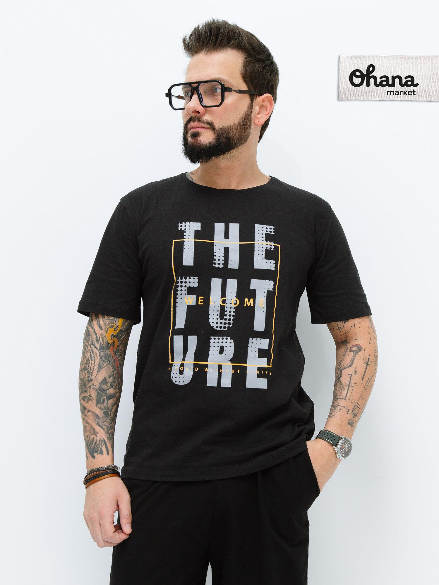 Cat meme print T-shirt XL