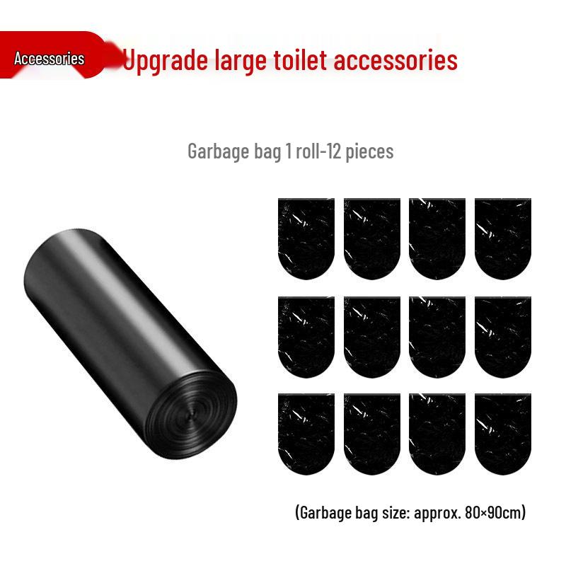 Sammenleggbart telt og utendørs toalettilbehørssett med koagulant