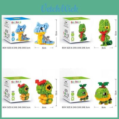 Pokemon Mikro Block Bauspielzeug Set für Sammler und zum Verschenken