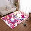 "Pink Cartoon Cat Makeup Design Carpet for Kids' Room Decor 60x90cm" Suitable for Use As an Anti-slip for Living Room Bedroom Sofas