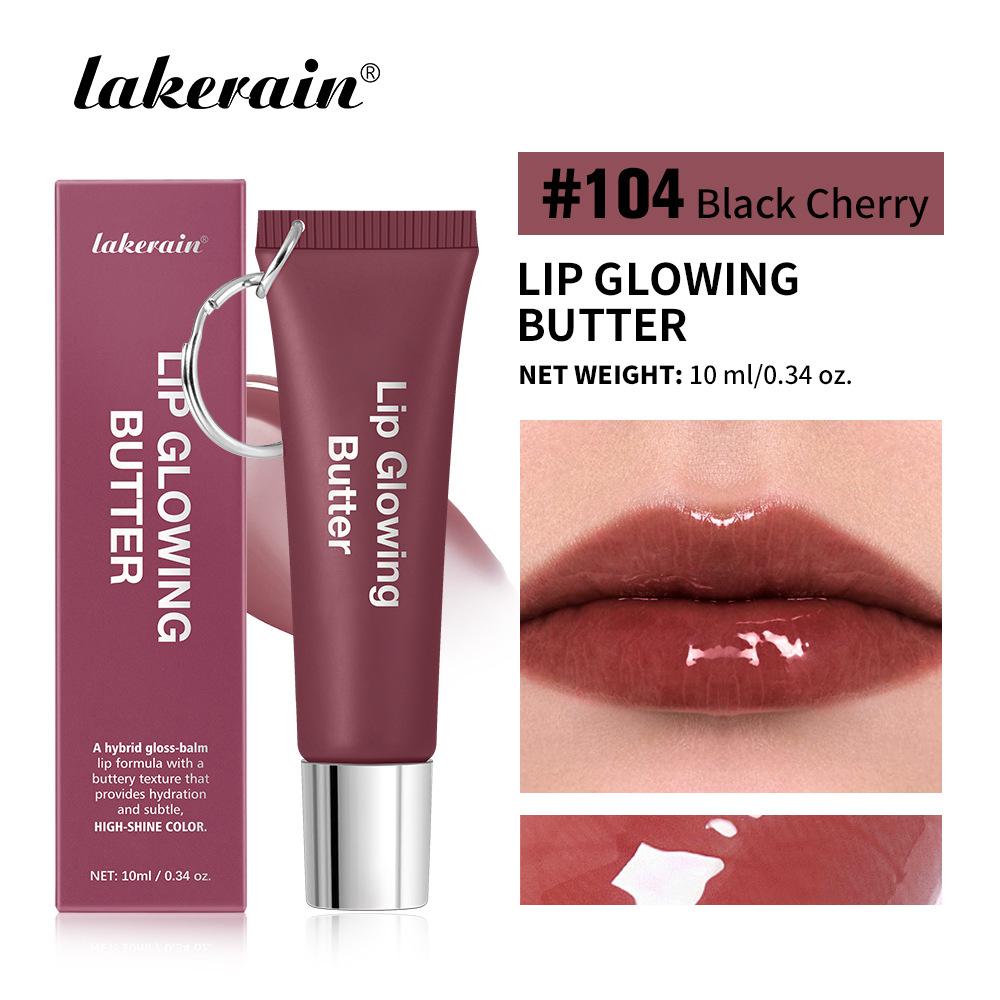 Lip Gloss Lip Oil Plumper Long Lasting Keychain Glowing Butter Moisturizing Pink Nourishing Makeup Care Hydrating Lipstick