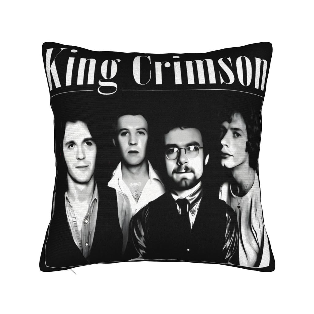 Decorative Pillowcases King Crimson Rock Band Stuff Bedroom Throw Pillow Case Cover Zippered Multi Size