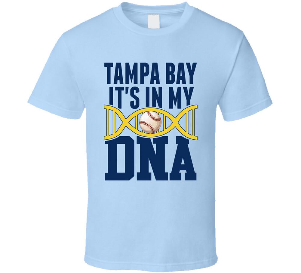 

It s In My Dna Tampa Bay Baseball Fan T Shirt Mens Womens Tees Top XL