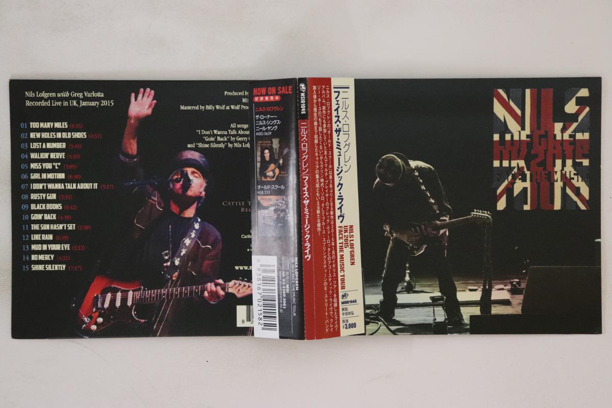 

CD NILS LOFGREN Uk 2015 Face The Music Tour MSIG1045 MSI 2015 Japan Obi Rock Used