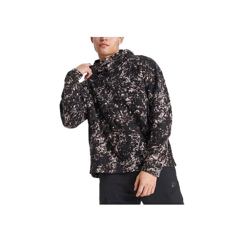 Nike ACG Therma-FIT Wolf Tree Men Pullover Hoodie Light Orewood Brown Black Summit White DV9102-104 L