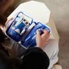 Hobonichi Little Drawer Pouch Transparent Mix Blue PVC Organizer Japan FS