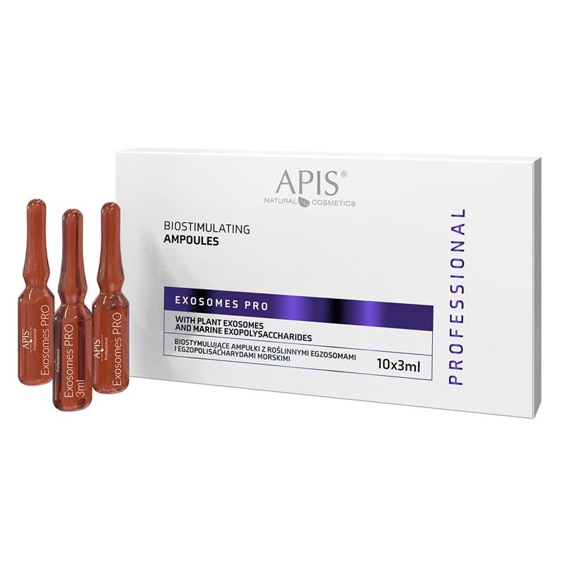Apis Exosomen pro biostimulierende Ampullen mit pflanzlichen Exosomen und pflanzlichen Exopolysacchariden 10x3ml
