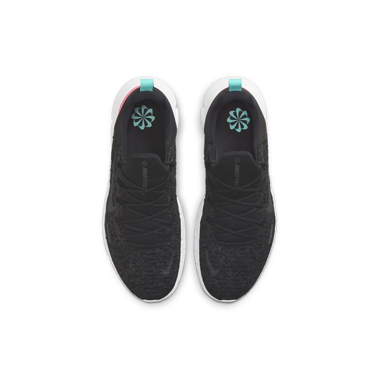 Nike Free Run 5.0 Black Dynamic Turquoise Men Sneakers Anthracite CZ1884-005