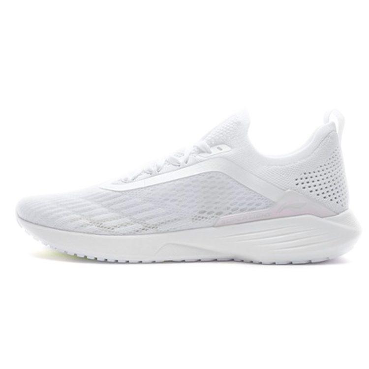 Li Ning Super Light 17 Abrasion Resistant Breathable Low top Running Shoes Men's Standard White ARBQ003-2