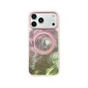 Gradual change glacier pattern mobile phone case for Apple iPhone17ProMax magnetic suction 360 rotating bracket 16 hard case