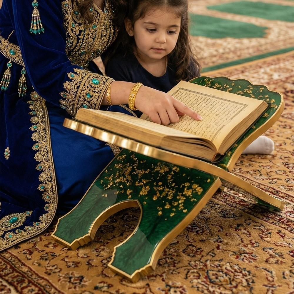 Unique Design Epoxy Resin Mold DIY Tool Reading Rack New Book Holder Mold Desk Decoration