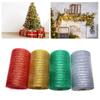 1 Roll 15*910cm Decorative Mesh Eco-friendly High Toughness Net Yarn Christmas Poly Mesh Ribbon Metallic Strips Decor For Home