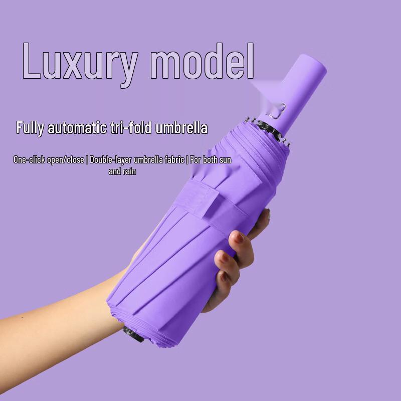 Zhuhua Gongpin Automatic UV Protection Folding Sun Umbrella