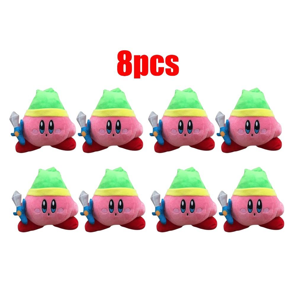 Anime Kirby Λούτρινα Παιχνίδια Kawaii Cute Pink Peluche Cartoon Μαλακή γεμιστή κούκλα ζώων Χνουδωτό μαξιλάρι Διακόσμηση δωματίου στο σπίτι Δώρο γενεθλίων Παιδί