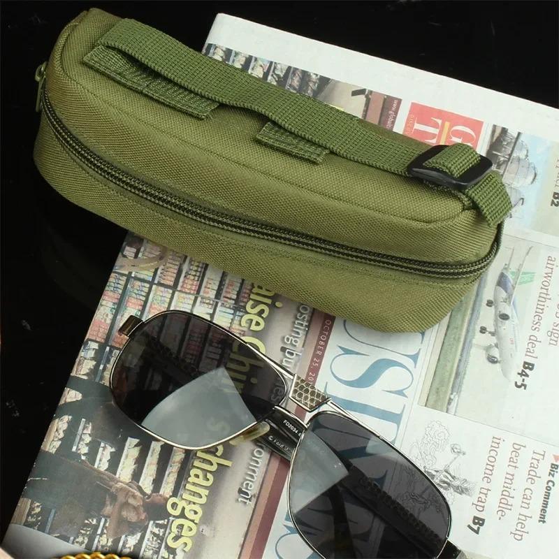 1PCS Hunting Tactical Outdoor Glasses Case Shockproof Portable Eyeglasses Pouch Anti-Pressure Sunglasses Storage Bag for Travel