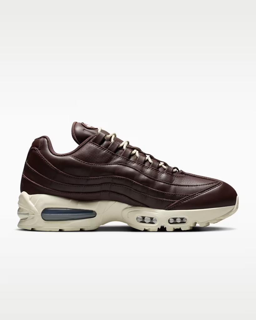 IM0696-200 Nike Air Max 95 Big Bubble Leather Baroque Brown Black (Men's)