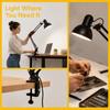 Mit Klemme LED Leselampe US-Stecker 110V Schwanenhalslampe Langlebige Schwenkarm Lampe Arbeitszimmer