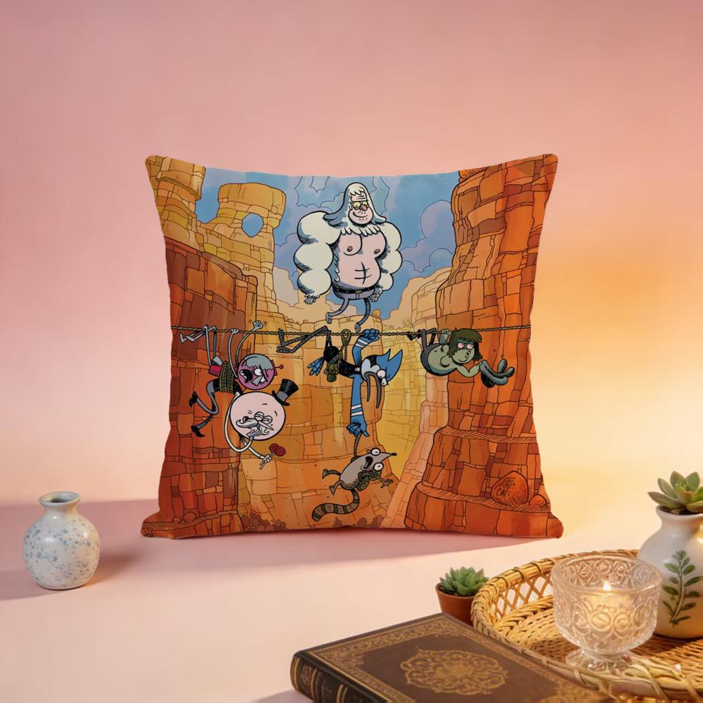 

Popular RRegular Showed Cushion Cover Premium SkinFriendly Pillow Case MultiPurpose for Home Office Travel 30X30cm