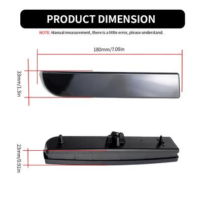 2PCS Rear Bumper Reflector Red/Black/Clear Rear Brake Lamp Reflector Light Shell (No Bulb) For Mitsubishi Lancer Evo X Outlander
