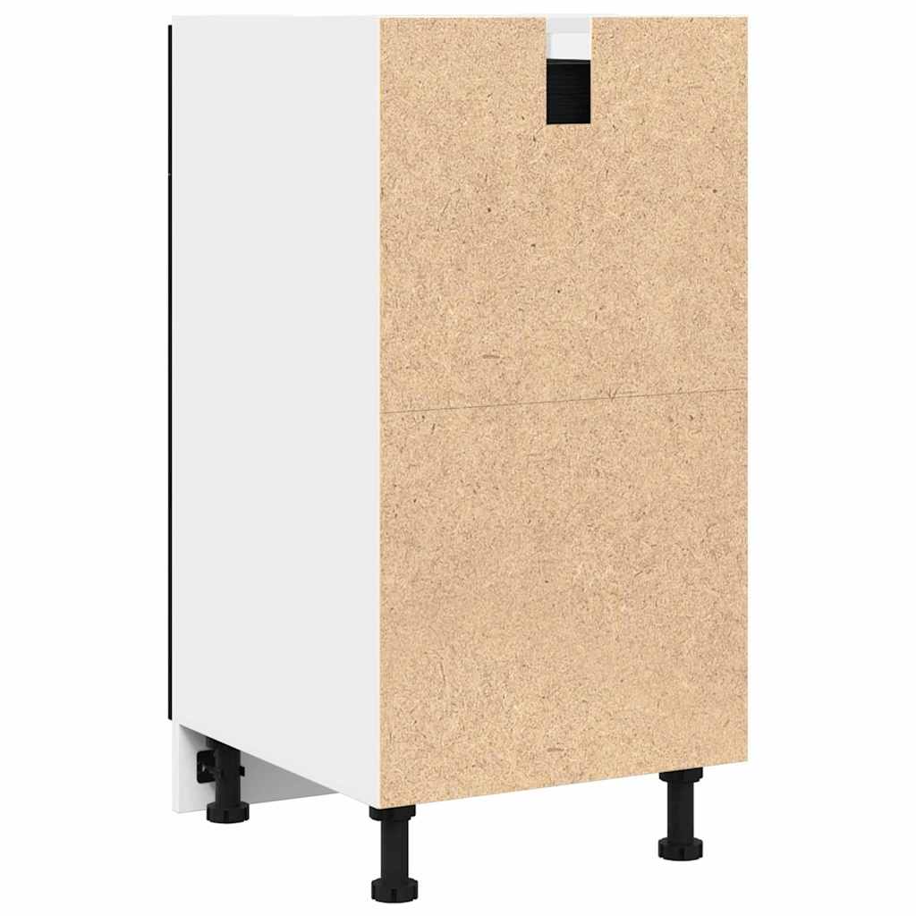 Hanging Cabinet with Shelf Black Oak Effect 40 x 46 x 81.5 cm