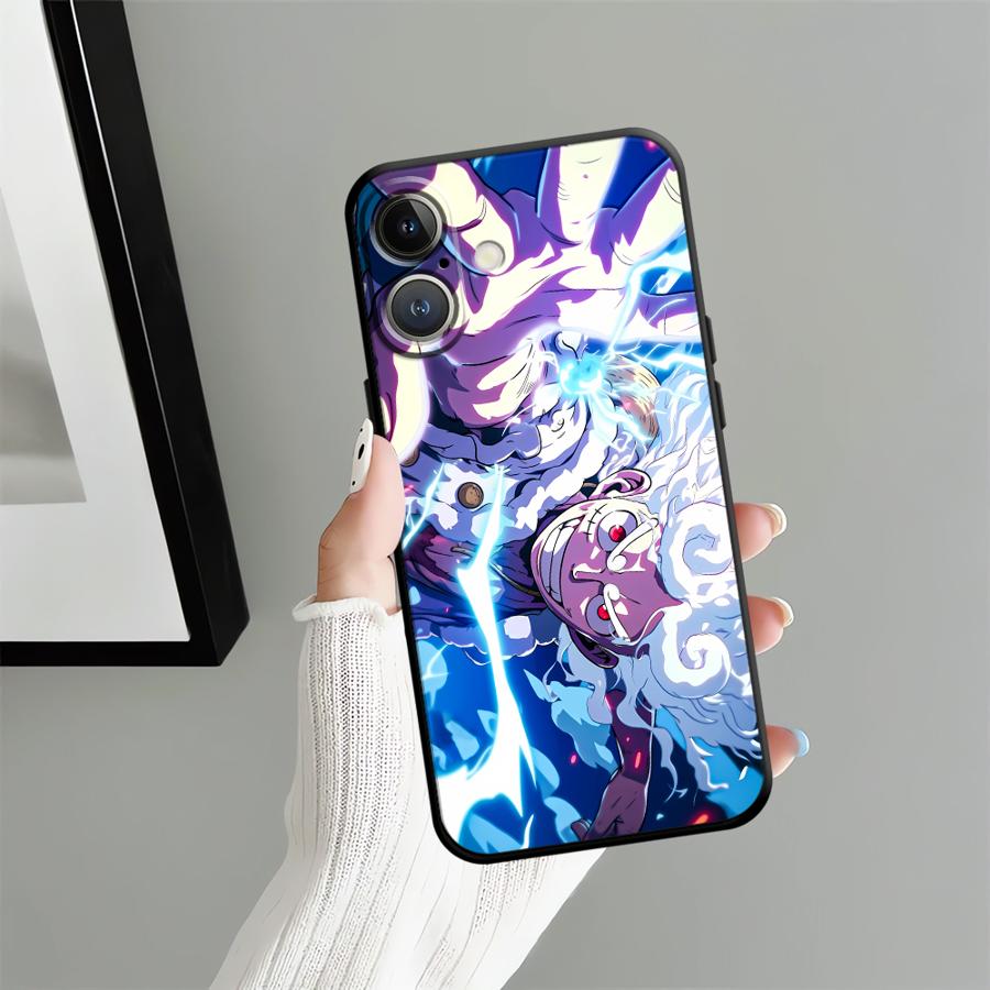 Cool Luffy Anime Case for iPhone 17Air 12 15 Plus 11 7 8 17 16 Pro Max 13 Mini 14 SE X XS XR Funda Phone Cover