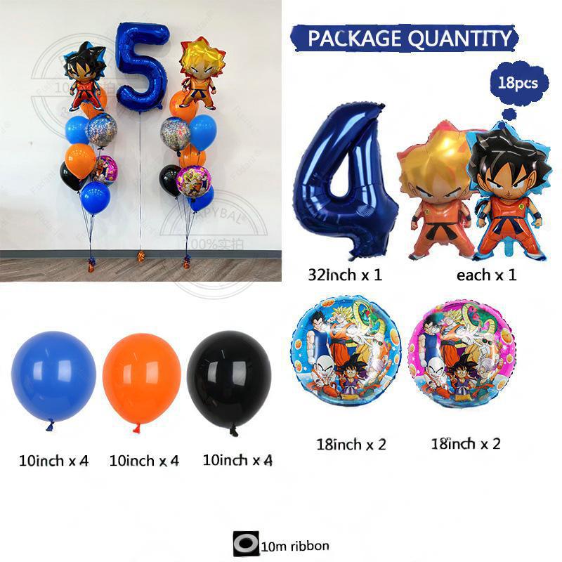Animation Theme Character Aluminum Film Latex Lift-Off Balloon Set Boy Birthday Arrangement